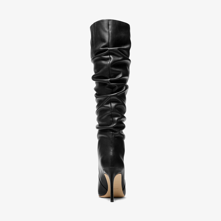 Michael Kors Michael Kors - Dawn - Knee-High Leather Boot - Black
