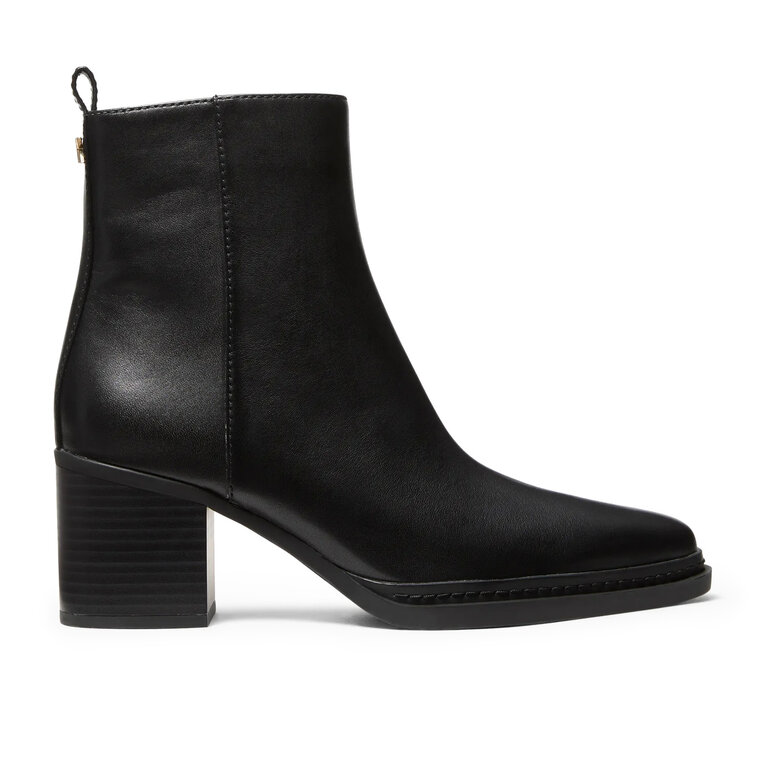 Michael Kors Michael Kors - Lex - Ankle Bootie - Black Leather / Chocolate Suede