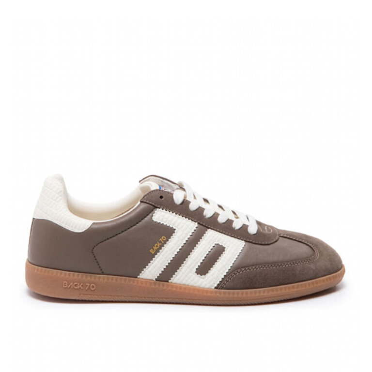 Back 70 Back 70 - Cloud NC - Leather & Suede Sneaker - Coffee / Black / Taupe