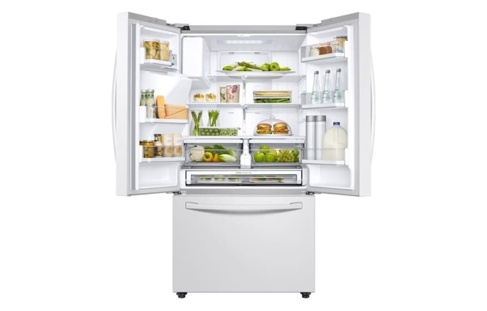 SAMSUNG REFRIGERATOR MDL:RF23R6201WW S/N: 0BBT43AN800153X