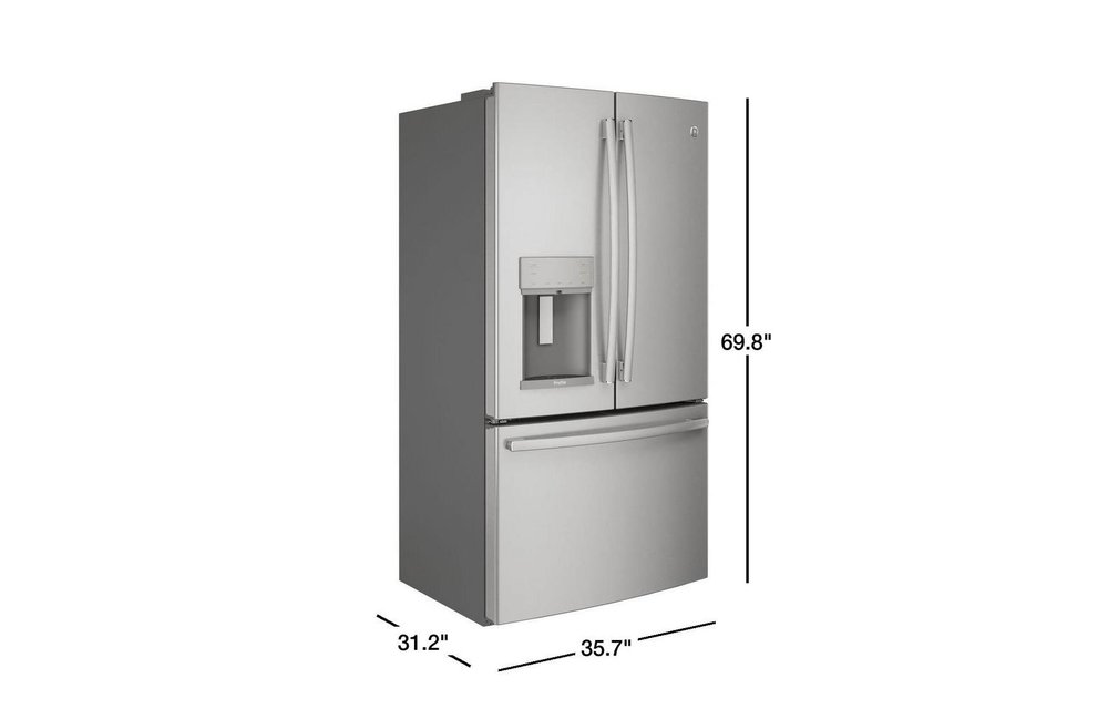 GE REFRIGERATOR MDL: PYE22KSKSS S/N:RM510809