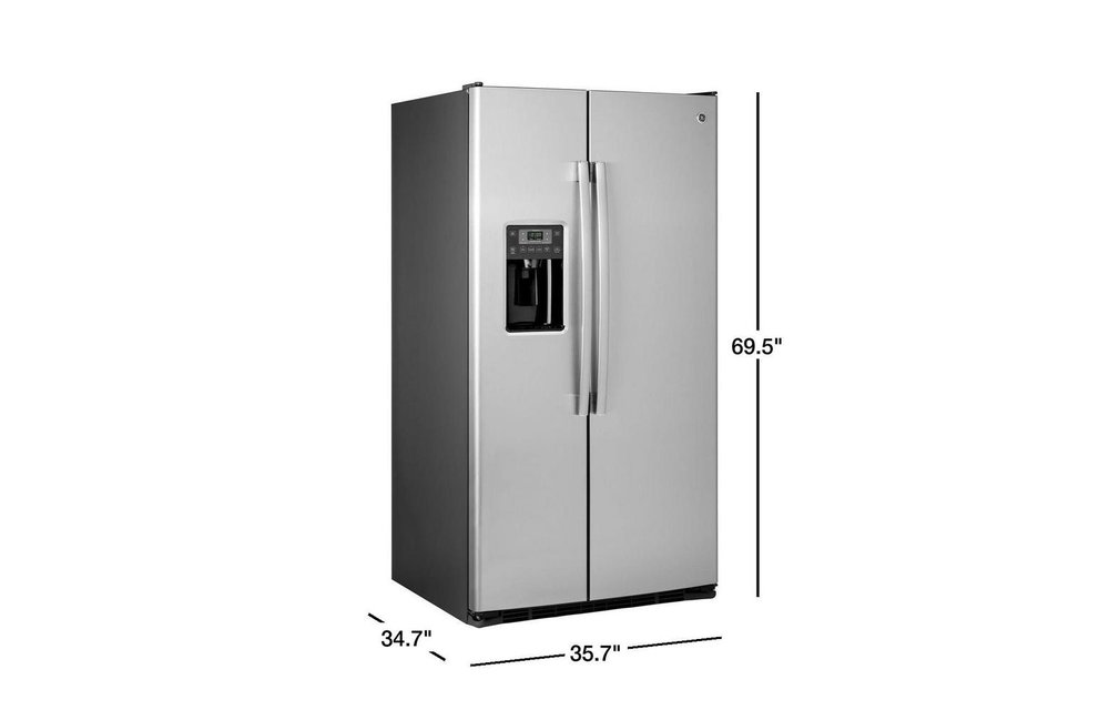 GE REFRIGERATOR MDL: GSE25GSHSS S/N: ML407806