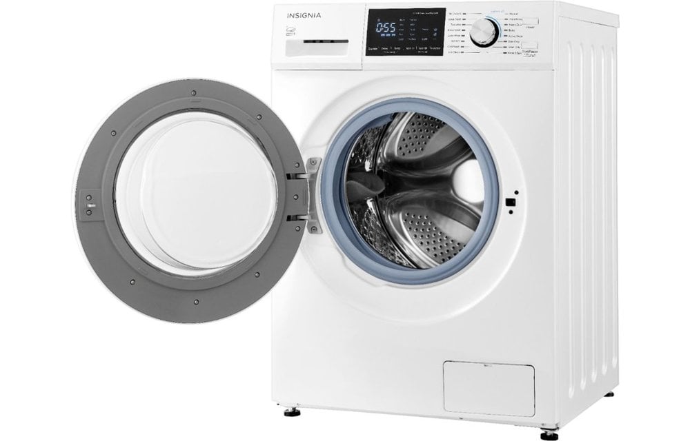 INSIGNIA COMPACT WASHER MDL: NS-FWM27W1 S/N: 340B458530109155H00110