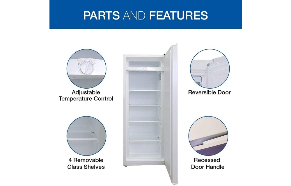 KOOLATRON 5.3 CU.FT UPRIGHT FREEZER MDL: KTUF160