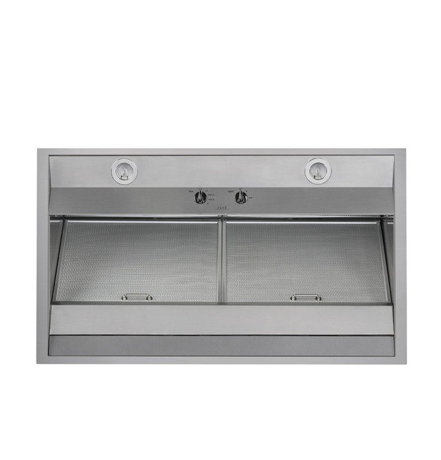 GE CAFE RANGE HOOD MODEL CVW93012MSS S/N VL802154E City Outlet