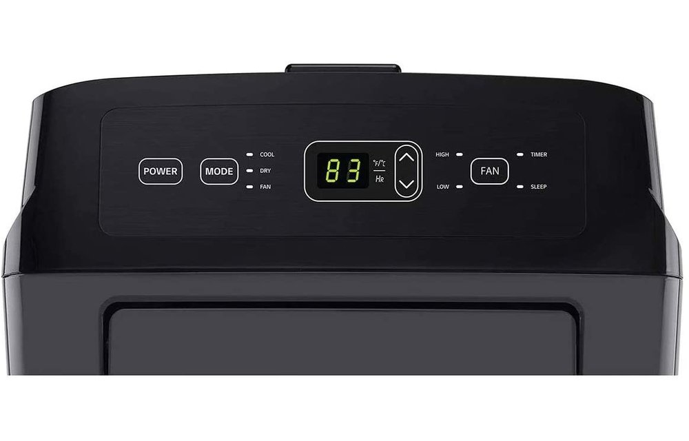 LG PORTABLE AC 12K BTU'S BLACK MDL#LP1217GSR