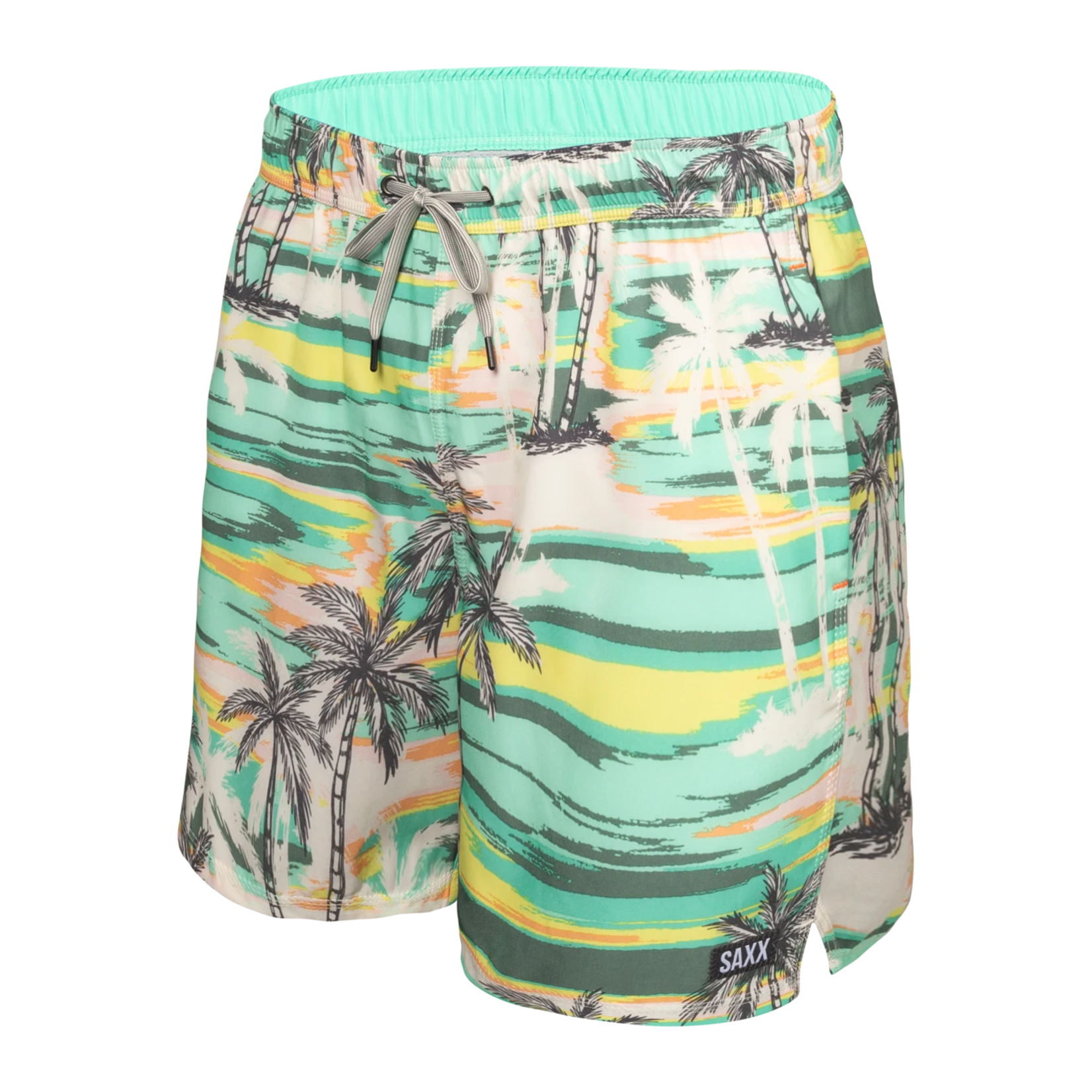 Oh Buoy Swim Shorts Green No Bad Days 