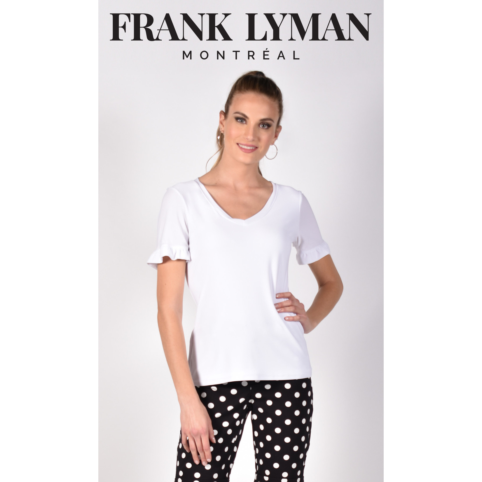 Frank Lyman White Knit Top