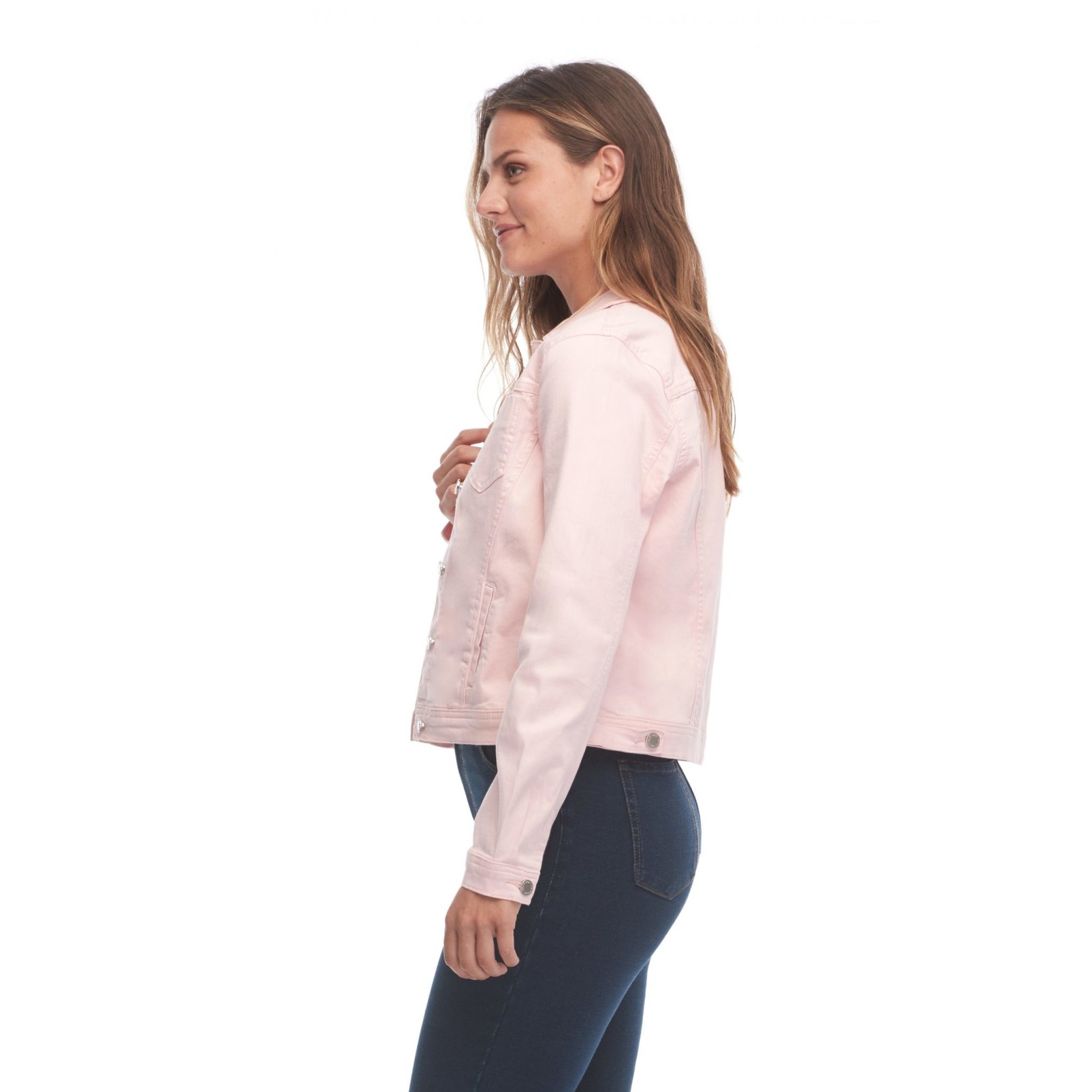 blush jean jacket