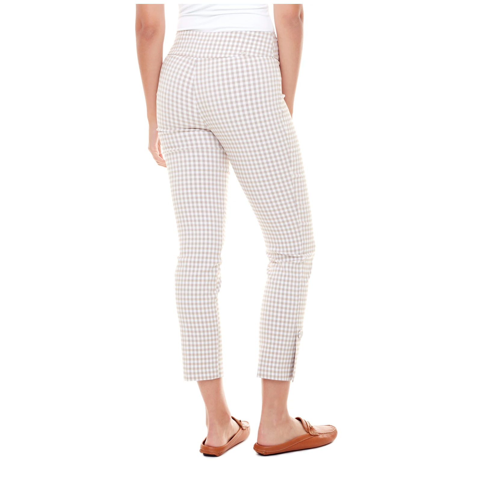 Up! 28" Vent Gingham Pant