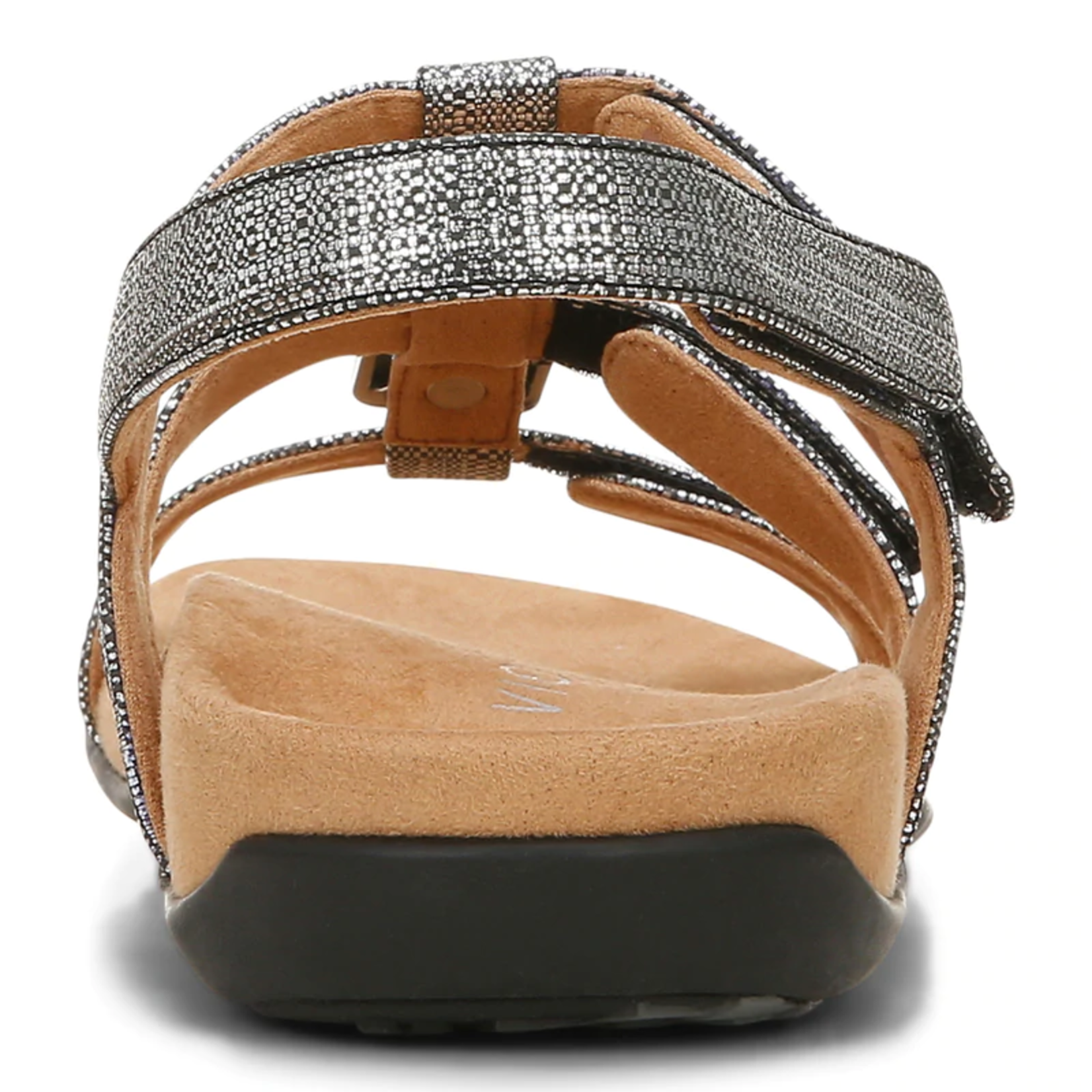 Vionic Amber Metallic Adjustable Sandal