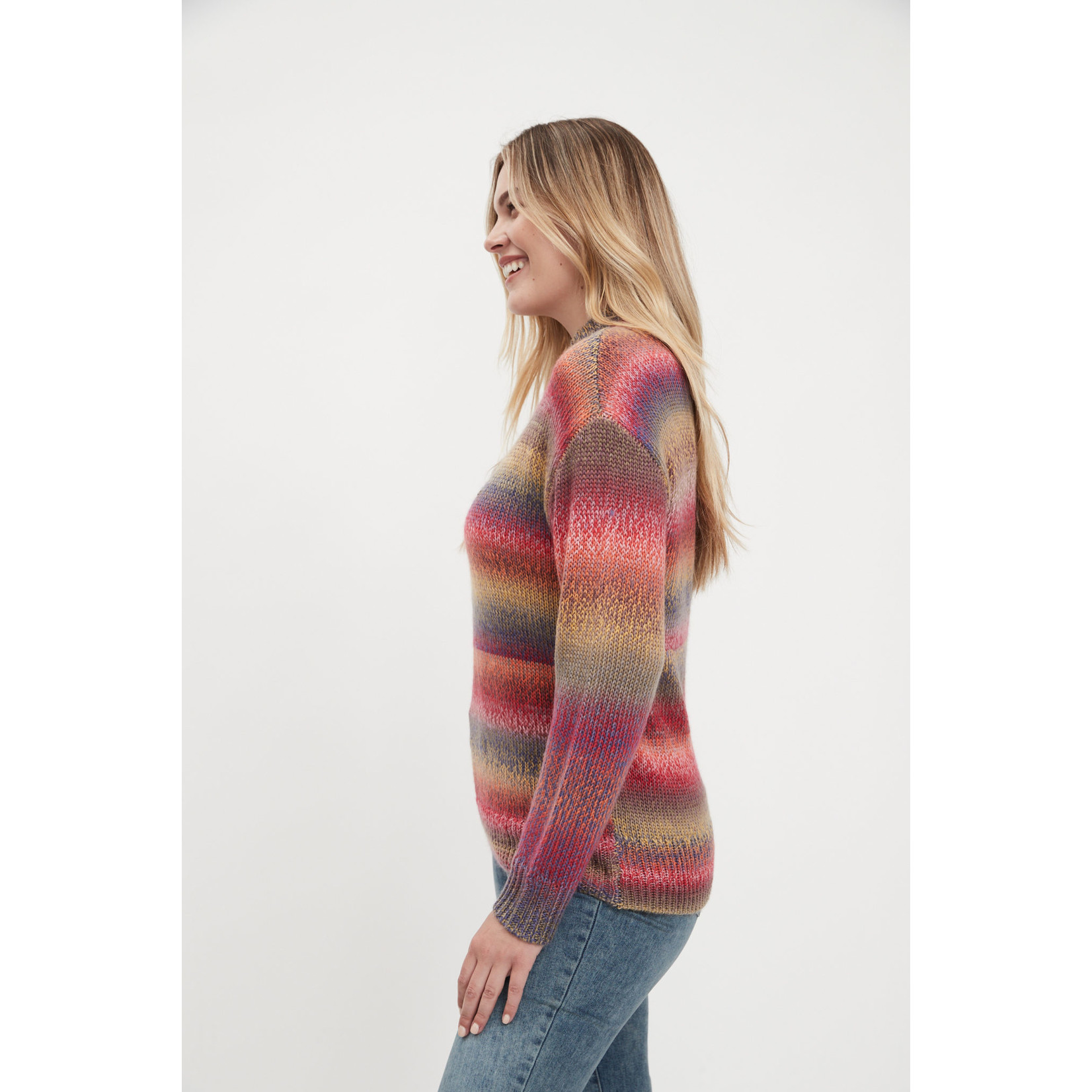 FDJ Mock Neck Space Dye Sweater 1614905