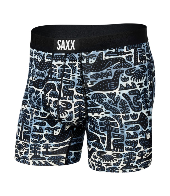 Saxx Ultra  Super Soft  Boxer Brief / Coast Life- Navy