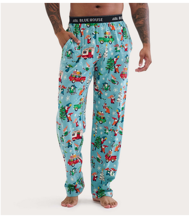 Hatley Gnome For The Holidays Men's Jersey Pajama Pants