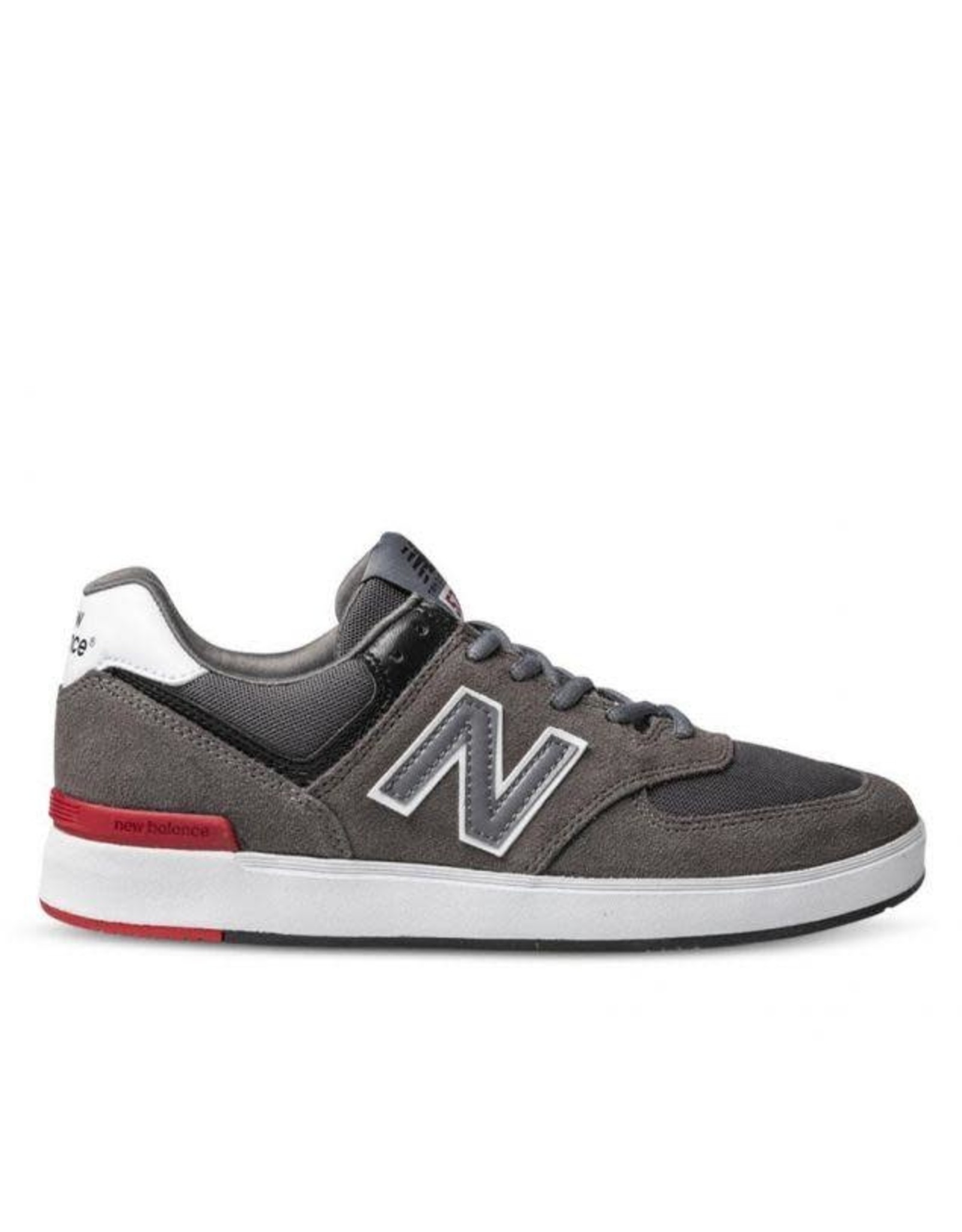 new balance 574 grey red