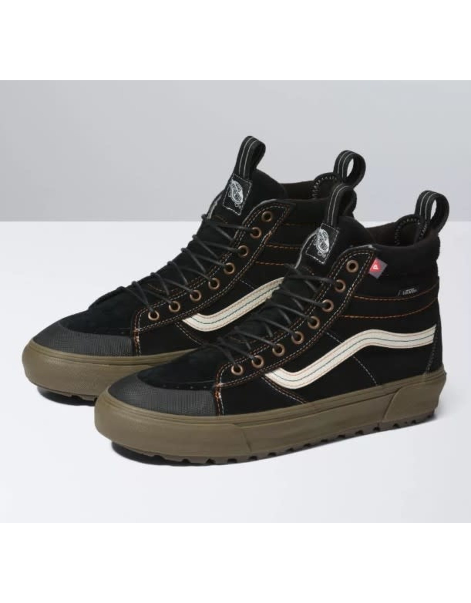 Khaki top colored vans
