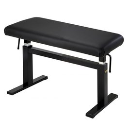 Hidrau Chicago 30" Black Vinyl Hydraulic  Artist Piano Bench