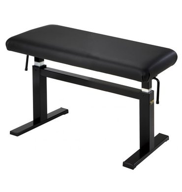 Hidrau Chicago 30" Black Vinyl Hydraulic  Artist Piano Bench