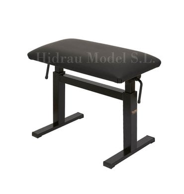 Hidrau Paris 26" Black Vinyl Hydraulic Artist Bench