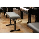 Hidrau Hidrau Chicago  30" Black Leather Hydraulic Adjustable Artist Piano Bench