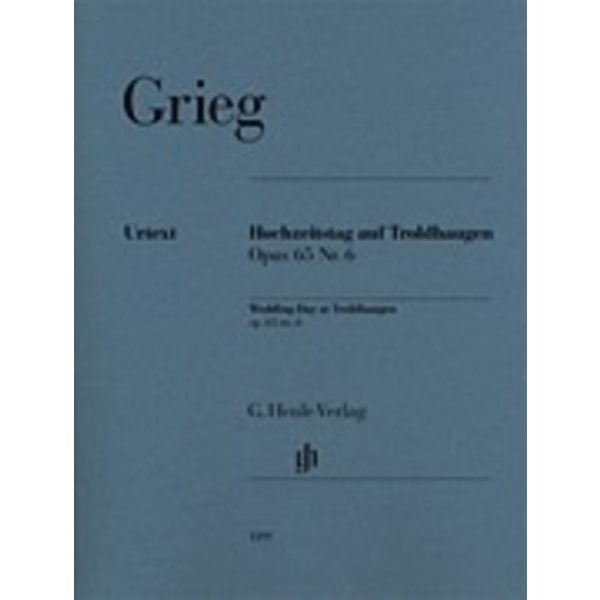 Henle Urtext Editions Grieg - Wedding Day at Troldhaugen, Op. 65 No. 6