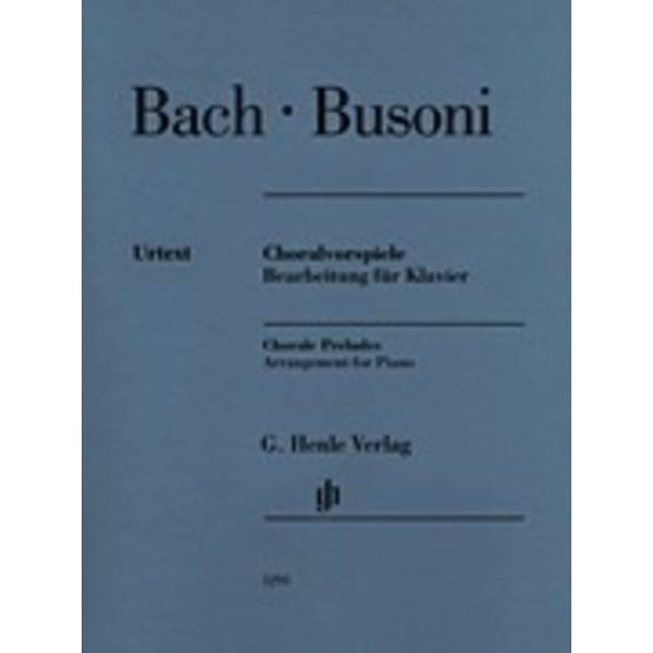 Henle Urtext Editions Bach/Busoni - Chorale Preludes