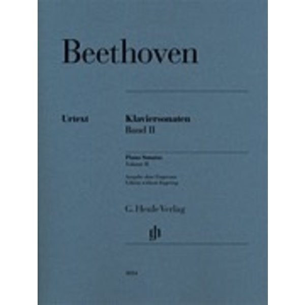 Henle Urtext Editions Beethoven - Piano Sonatas Volume 2 - Without fingering