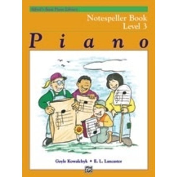 Alfred Music Alfred's Basic Piano Course: Notespeller Book 3