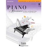 Faber Piano Adventures Faber Level 3B - Technique & Artistry Book - 2nd Edition