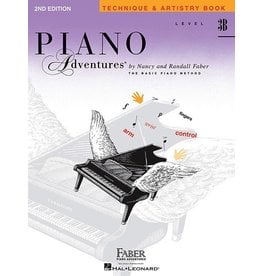Faber Piano Adventures Faber Level 3B - Technique & Artistry Book - 2nd Edition