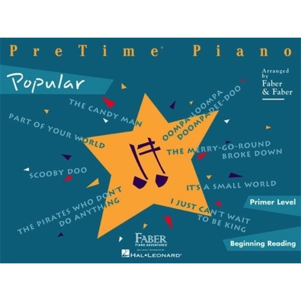 Faber Piano Adventures PreTime Piano - Popular
