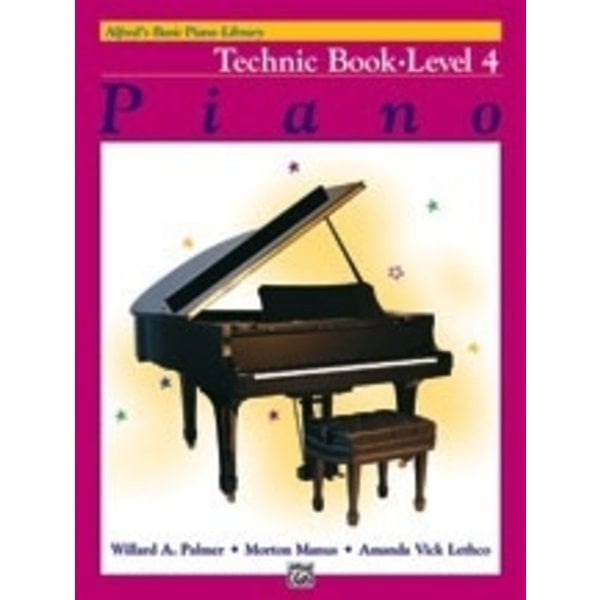 Alfred Music Alfred's Basic Piano Course: Technic Book 4