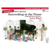 FJH Succeeding at the Piano, Lesson and Technique Book - Preparatory (with CD) 2nd Edition
