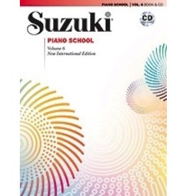 Alfred Music Suzuki Piano School New International Edition Piano Book and CD, Volume 6