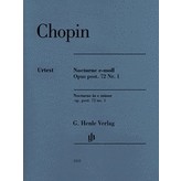 Henle Urtext Editions Chopin - Nocturne E Minor Op. Post. 72 No. 1 Piano Solo