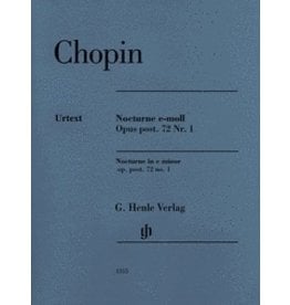 Henle Urtext Editions Chopin - Nocturne E Minor Op. Post. 72 No. 1 Piano Solo