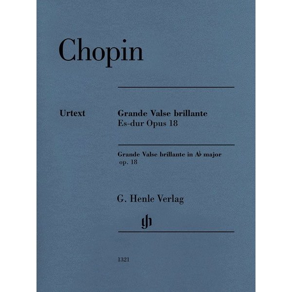 Henle Urtext Editions Chopin - Grande Valse Brillante E-flat Major Op. 18 Piano Solo