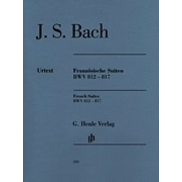Henle Urtext Editions Bach - French Suites, BWV 812-817 (w/fingering)