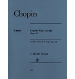 Henle Urtext Editions Chopin - Grande Valse As-dur - Opus 42