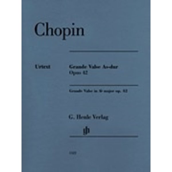 Henle Urtext Editions Chopin - Grande Valse As-dur - Opus 42