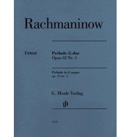 Henle Urtext Editions Rachmaninow - Prélude G-dur - Opus 32 Nr. 5