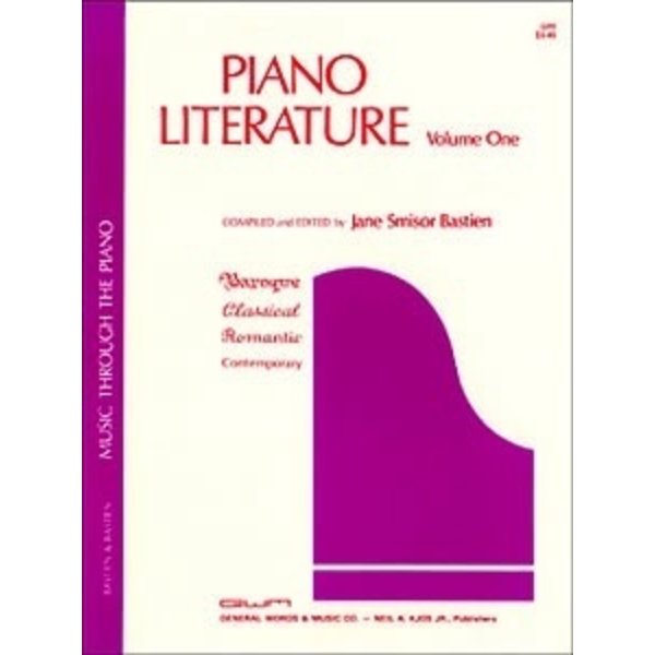 Bastien - Piano Literature, Volume 1