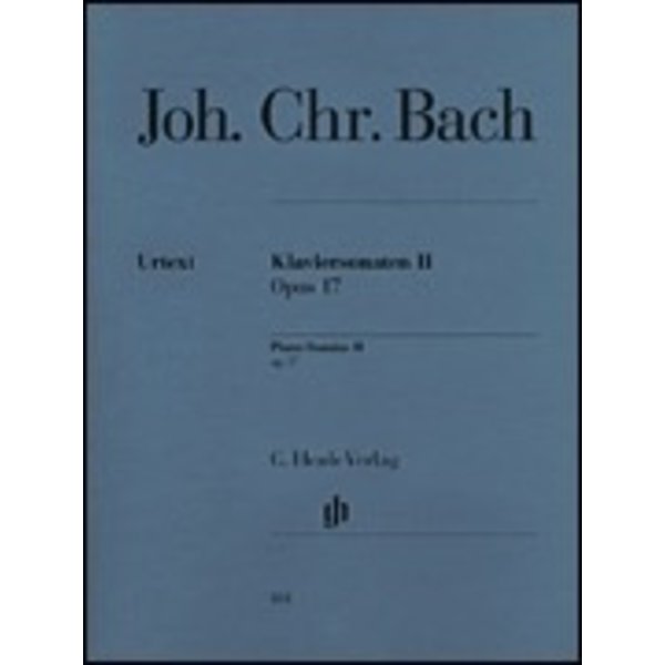 Henle Urtext Editions Joh. Chr. Bach - Piano Sonatas - Volume II, Op. 17
