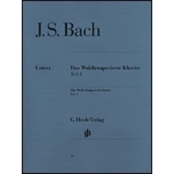 Henle Urtext Editions J.S. Bach - The Well-Tempered Clavier - Part I