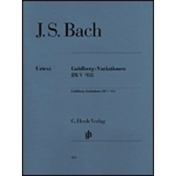 Henle Urtext Editions J.S. Bach - Goldberg Variations BWV 988