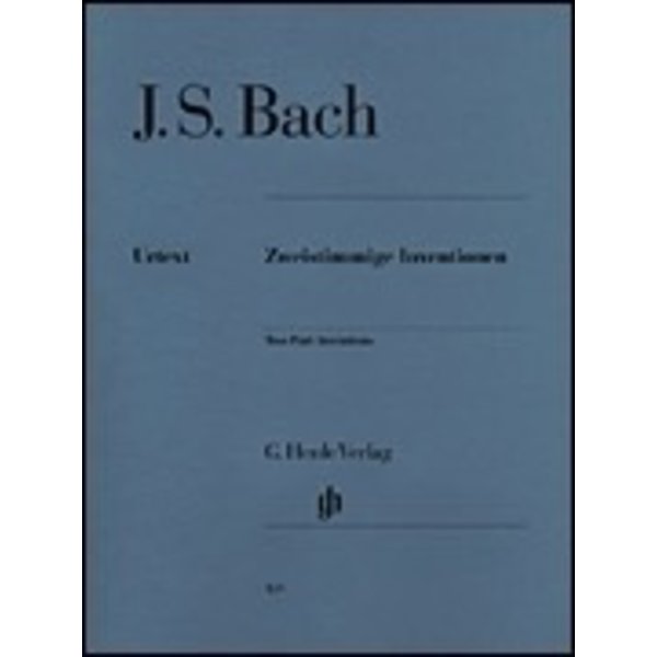 Henle Urtext Editions J.S. Bach - Two Part Inventions BWV 772-786