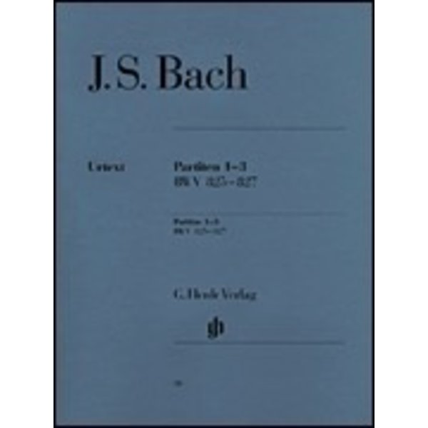 Henle Urtext Editions J.S. Bach - Partitas 1-3 BWV 825-827