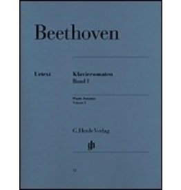 Henle Urtext Editions Beethoven - Piano Sonatas - Volume I