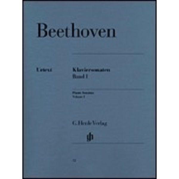 Henle Urtext Editions Beethoven - Piano Sonatas - Volume I