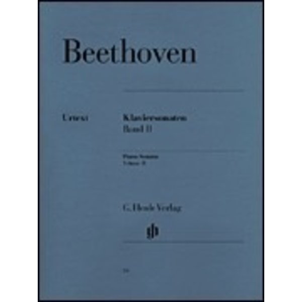 Henle Urtext Editions Beethoven - Piano Sonatas - Volume II